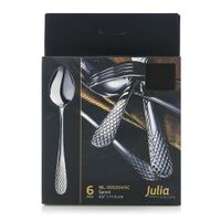 Set 6 Cucharas Para Café Julia 18/10 - Wilmax