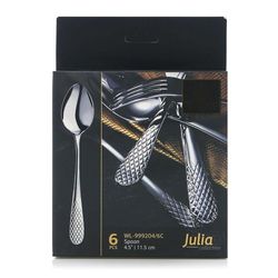 Set 6 Cucharas Para Café Julia 18/10 - Wilmax