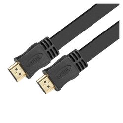 Cable Hdmi Plano Macho Macho 3 M Negro - Xtech