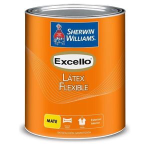 Excello Látex Flexible Mate Ultra Blanco 1 Gal - Sherwin Williams