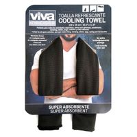 Toalla Refrescante Para Hombre Negra - Viva