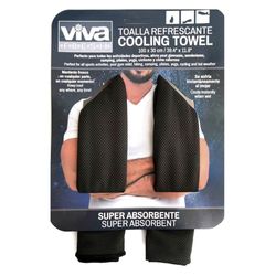 Toalla Refrescante Para Hombre Negra - Viva