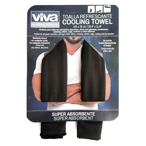 Toalla Refrescante Para Hombre Negra - Viva