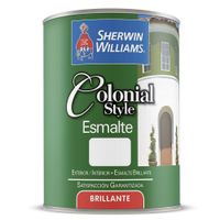Colonial Style Esmalte Brillante Base Extra White 1/4 Gal - Sherwin Williams