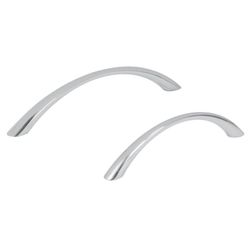 Halador Tipo Arco Níquel Satinado 128 Mm - Hermex