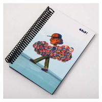 Cuaderno Media Carta 90 Hojas Líneas Pelotas De Tripas - Guau