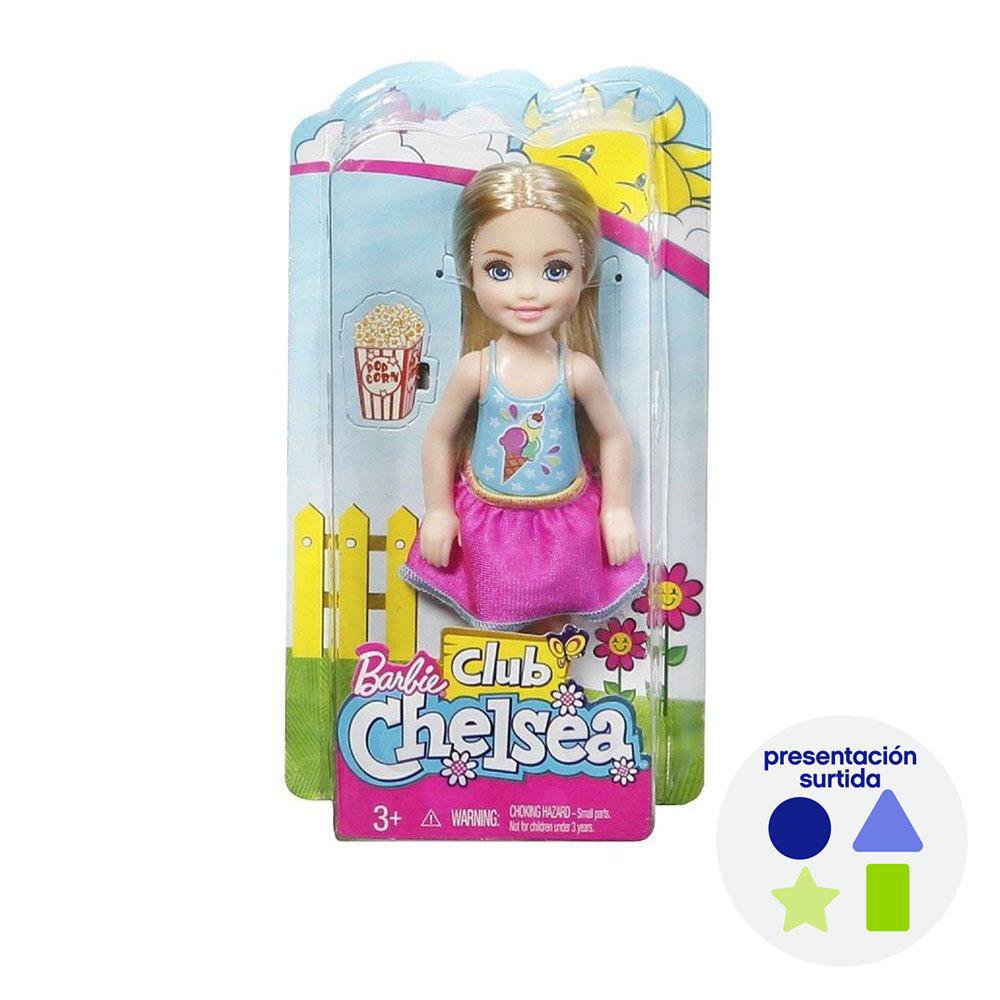 Muñeca Barbie Club Chelsea 3+ Años Diseños Surtidos Barbie Club Chelsea Diseños Surtidos