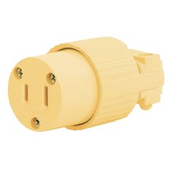 Conector Amarillo Tipo A De 125 V Y 15 A 1 Pza - Volteck
