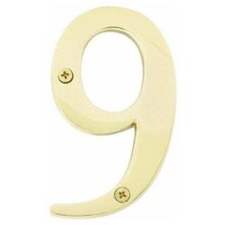 Varios Números Color Dorado 4 Plg - Hermex Varios Diseños