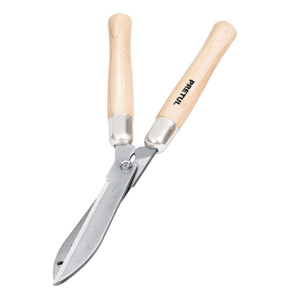 Tijera para Podar Arbustos de 19 Plg con Cuchillas de Acero al Carbono y Mango de Madera Tijera para Arbustos con Mango de Madera 19 Plg