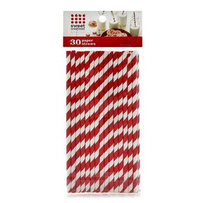Pajillas De Papel 30 Unidades - Sweet Creations