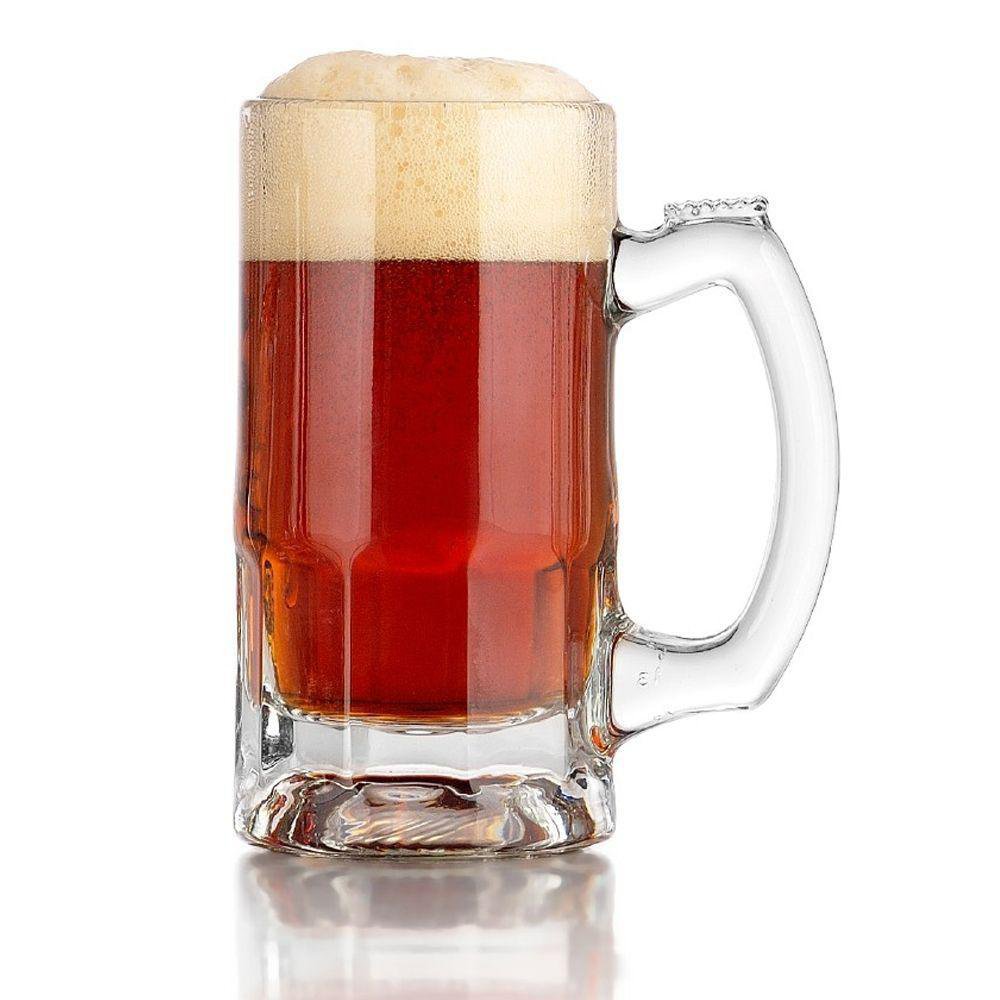 Tarro Cervecero de 12 oz Color Transparente