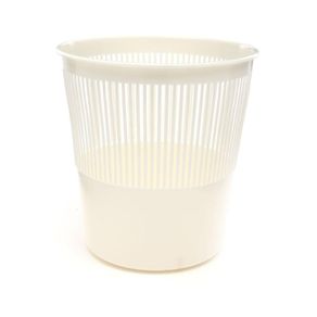 Basurero Plástico 10 L Marfil - Guateplast
