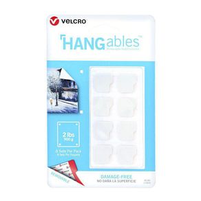 Velcro Remov 3/4 Plg Sqr 8Pk - Velcro Usa