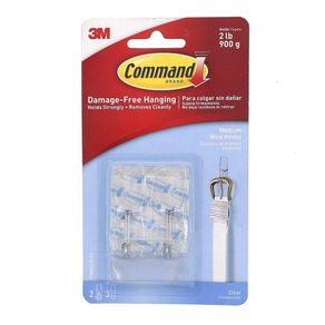 Gancho Autoadhe. 2 Lbs 2 Pz Transparente