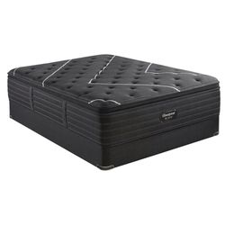 Set De Cama Colchón + Base Black K-Class Matrimonial - Simmons