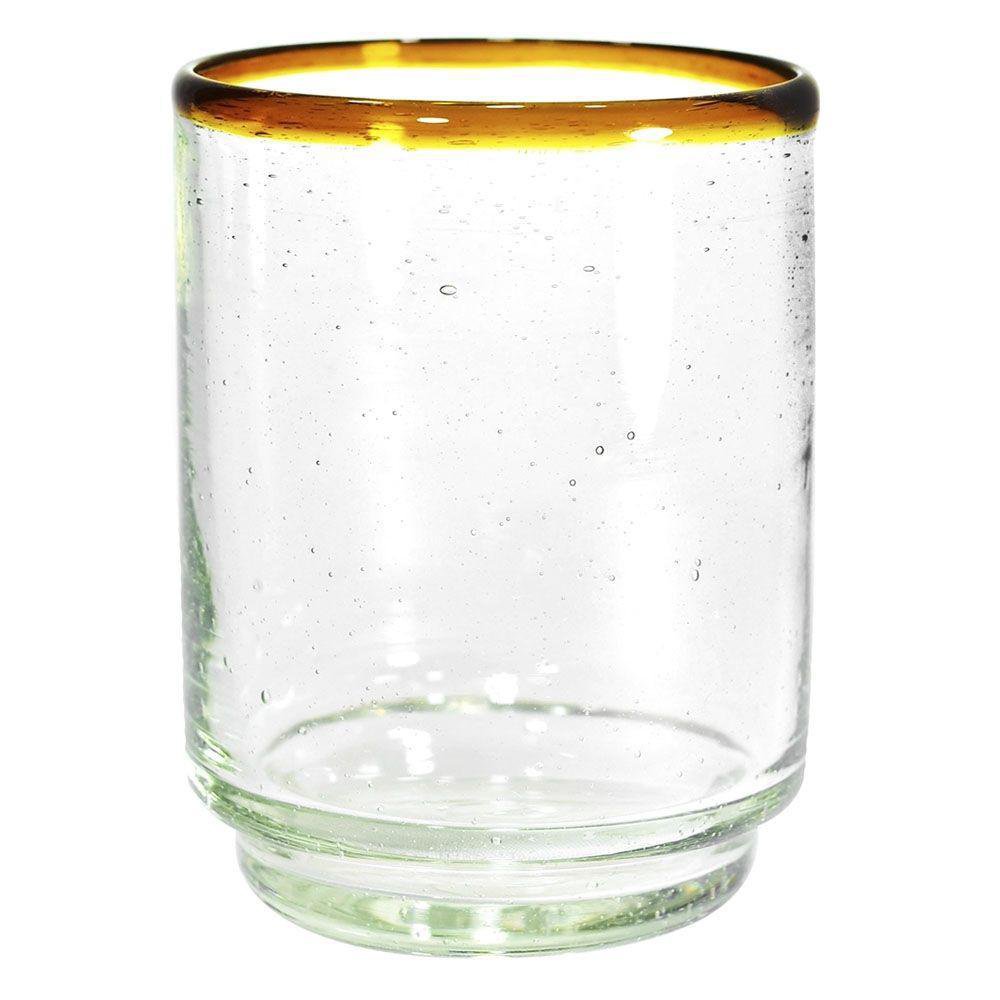 Vaso Apilable Mediano Orilla Ambar - Copavic