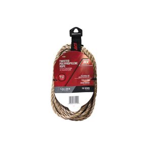 Lazo Polipropileno 1/4X25 Retorcido Cafe Ace