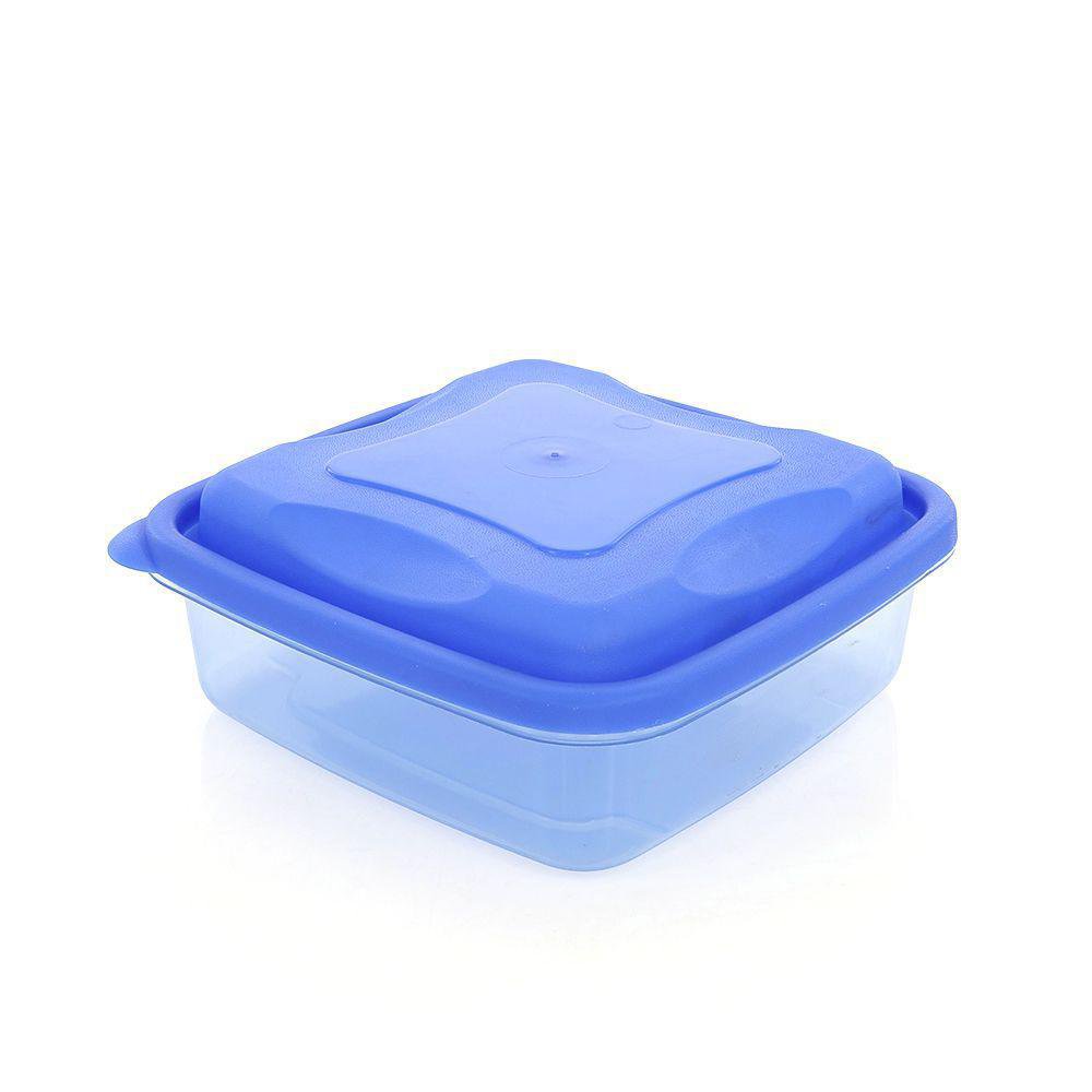 Tazon Cuadrado 2 Tazas - Guateplast Varios Colores Oceano