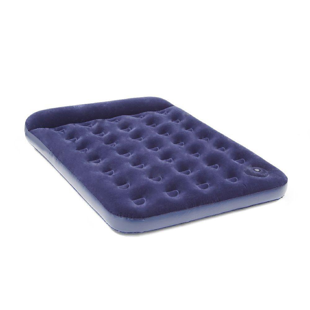 Colchón Inflable con Inflador Integrado Color Azul - Varios Tamaños Matrimonial