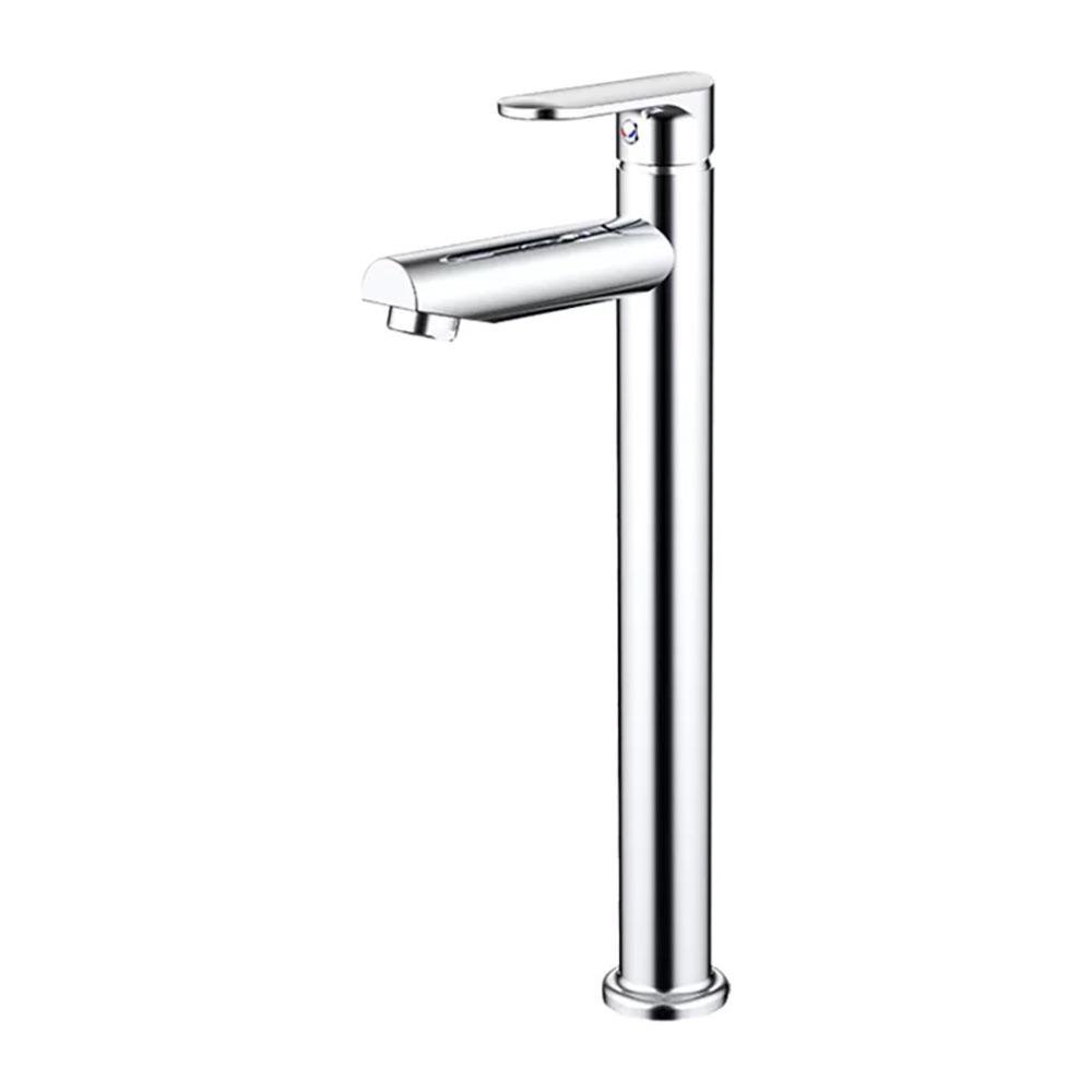 Grifo Monomando para Lavamanos Cuello Alto Maia 31 cm Cromo