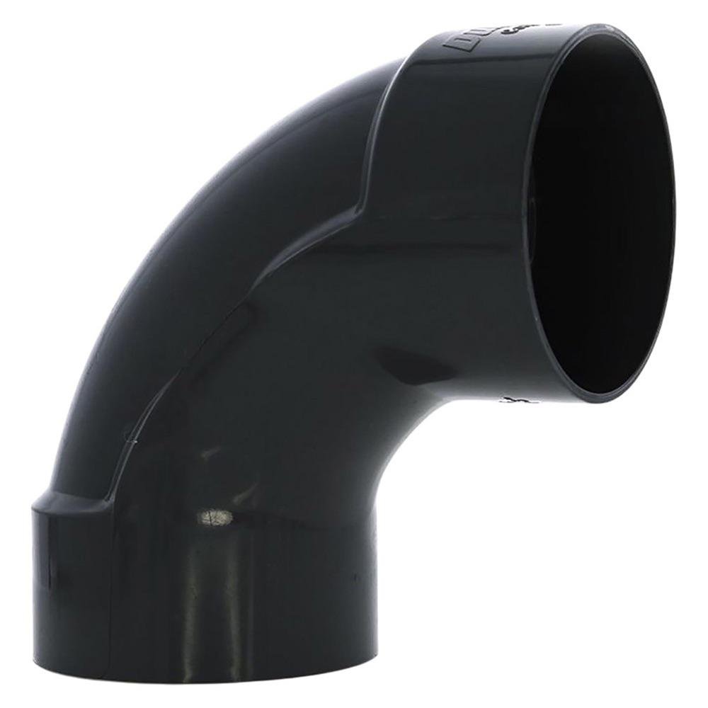 Codo 90° de PVC Liso Drenaje Delgado de 3 Plg 3 plg