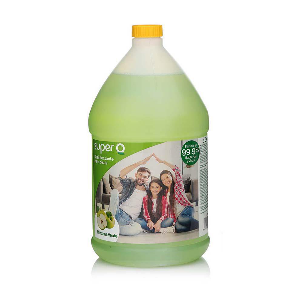 Limpiador y Desinfectante Super-Q para Piso Aroma Manzana Verde de 1 Gal