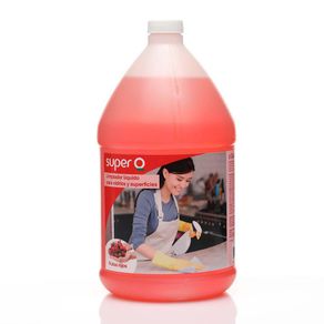 Limpiavidrios y superficies 1 Gal Azul Frutos Rojos - Super-Q