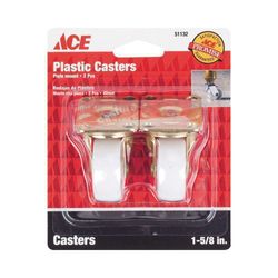 Rodo 1-5/8 Plg Plastico De 23Kg Blanco Ace