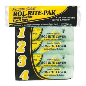 Repuesto De Rodillo 9 Plg De 3/8 Plg Felpa Project Select - Rol Rite