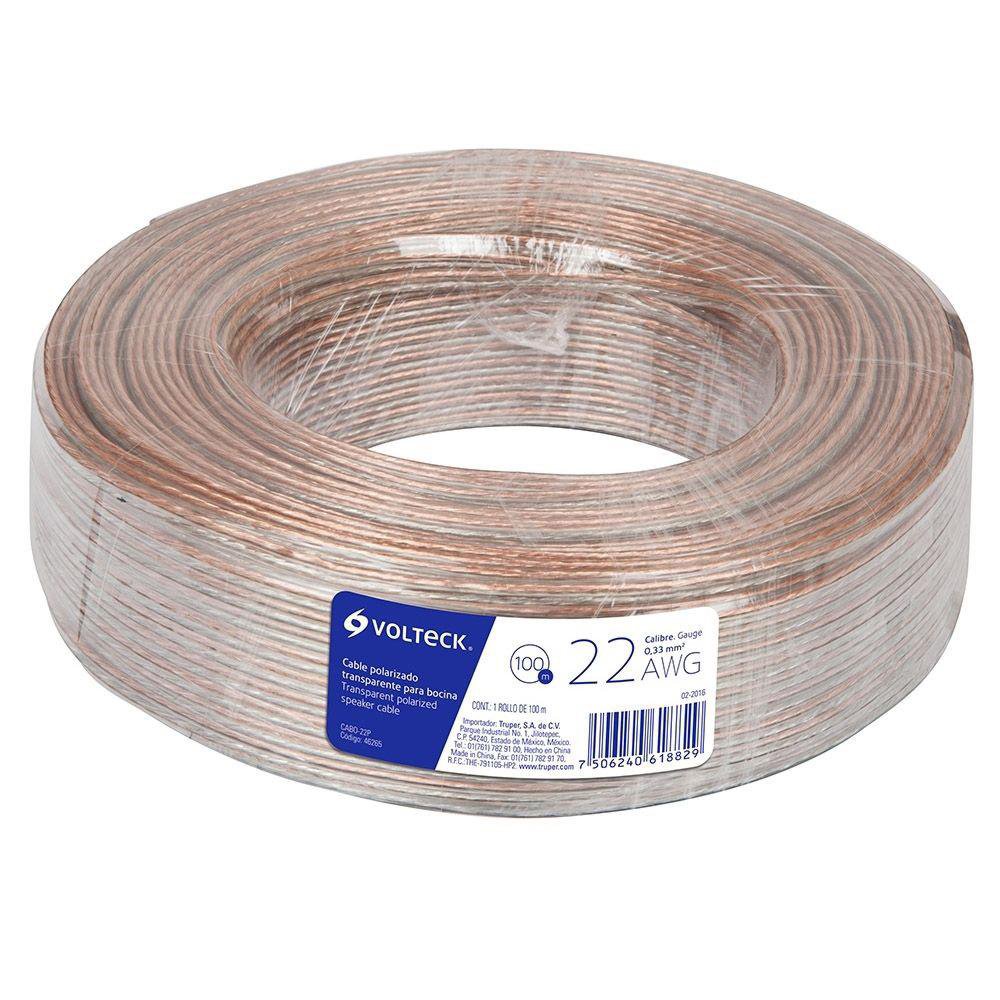 Cable Dúplex para Bocina Calibre 16 por Metro