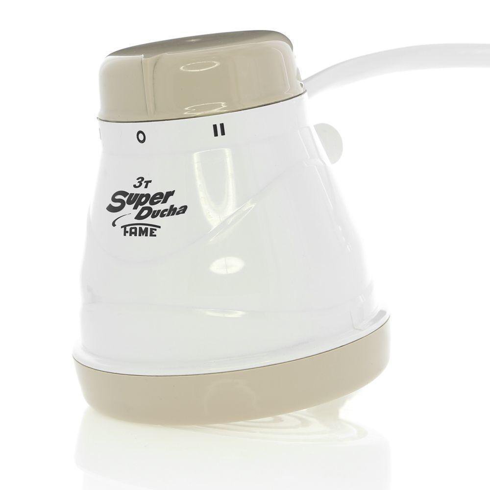 Calentador de Ducha Eléctrico Super Ducha Eléctrico 3 Temperaturas Color Beige