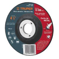 Disco Para Corte De Metal 4 1/2 Plg - Truper