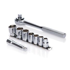 Set De Copas Y Accesorios Raíz 3/8 Plg 10 Piezas - Stanley