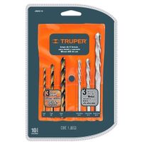 Set Brocas Metal O Concreto 6 Pzas - Truper