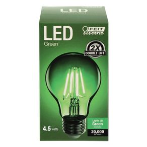 Bombilla Pera Led Verde E27 De 4.5 W - Feit