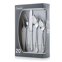 Set 20 Cubiertos Clasicos A. Inox 18/0 - Toscana