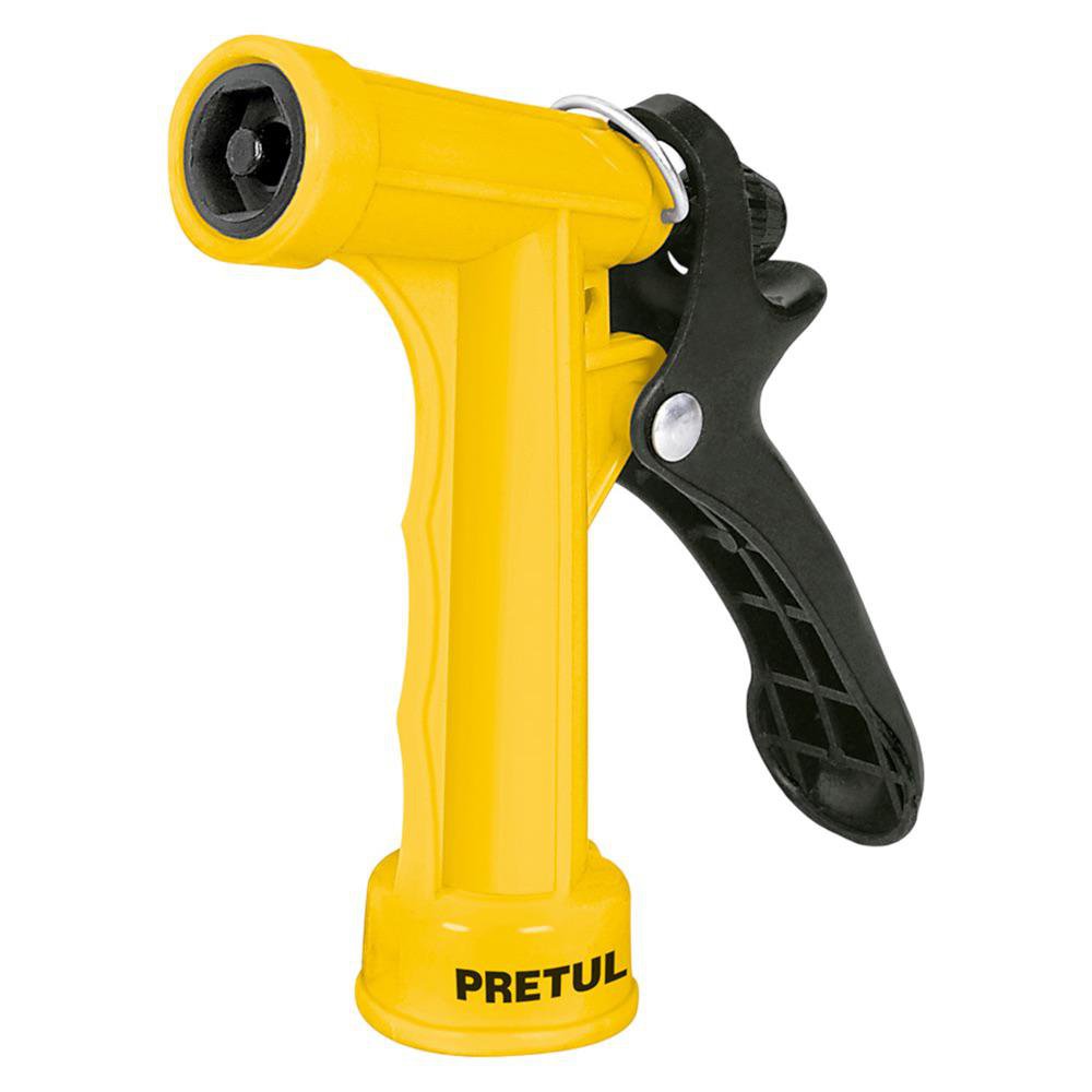 Pistola Plástica para Manguera 2 Riegos Color Amarillo