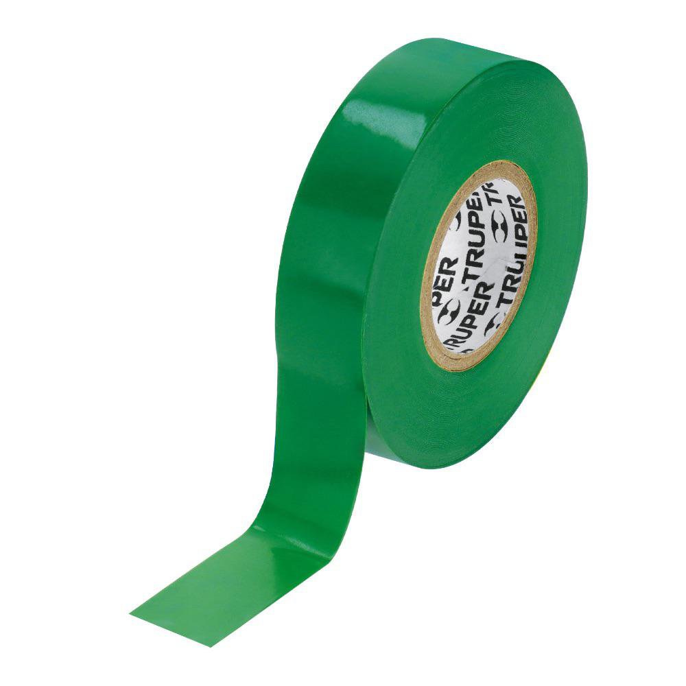 Cinta Aislante Eléctrica PVC Verde 3/4Plg X 59 Pies