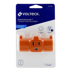 Multicontacto Triple Tipo T - Volteck