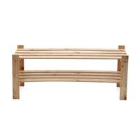 Zapatera De Madera 2 Repisas - Modular