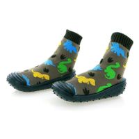 Set 2 Calcetas Con Suela 24-30M Dinos