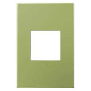 Placa Color Niquel Verde 2Mod Adorne - Legrand