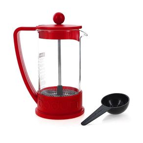 Cafetera Press 12Oz Rojo