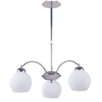 Lámpara Colgante Satin/Blanco 3Bombillosx40Wmax - Zlumini
