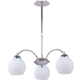 Lámpara Colgante Satin/Blanco 3Bombillosx40Wmax - Zlumini