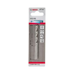 Broca Metal 3/16 Plg Hss Mandril 3/8 Plg - Bosch