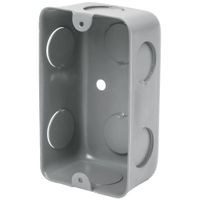 Caja Eléctrica Rectangular De Metal - Volteck