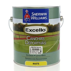Pintura Canchas Deportivas Rojo 1 Gal - Sherwin Williams
