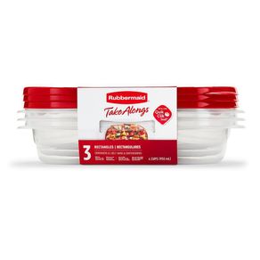 Set De 3 Contenedores De 4 Tazas - Rubbermaid